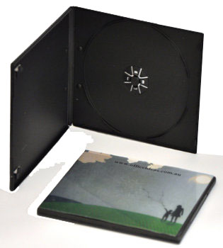 7mm Single PP short DVD case (Black)